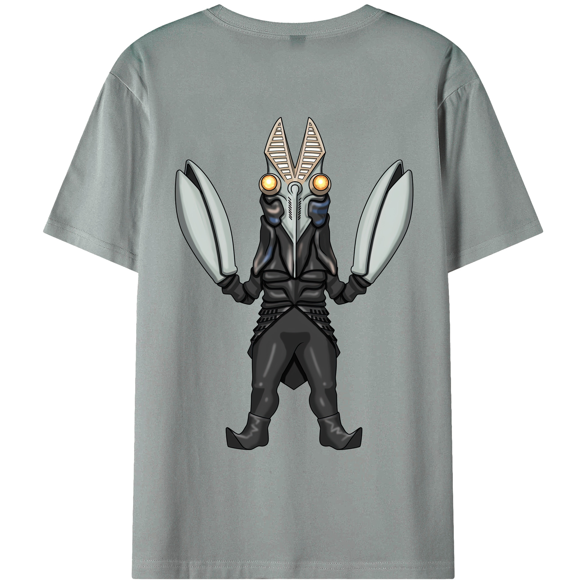 ウルトラマン Ultraman 綿100％ メンズ半袖Tシャツ（バックプリント） 通気性